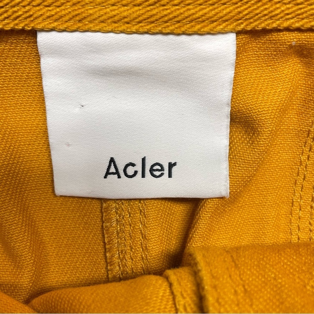 ACLER Etchells Denim Skirt In Yellow Size US 2 - Picture 9 of 11